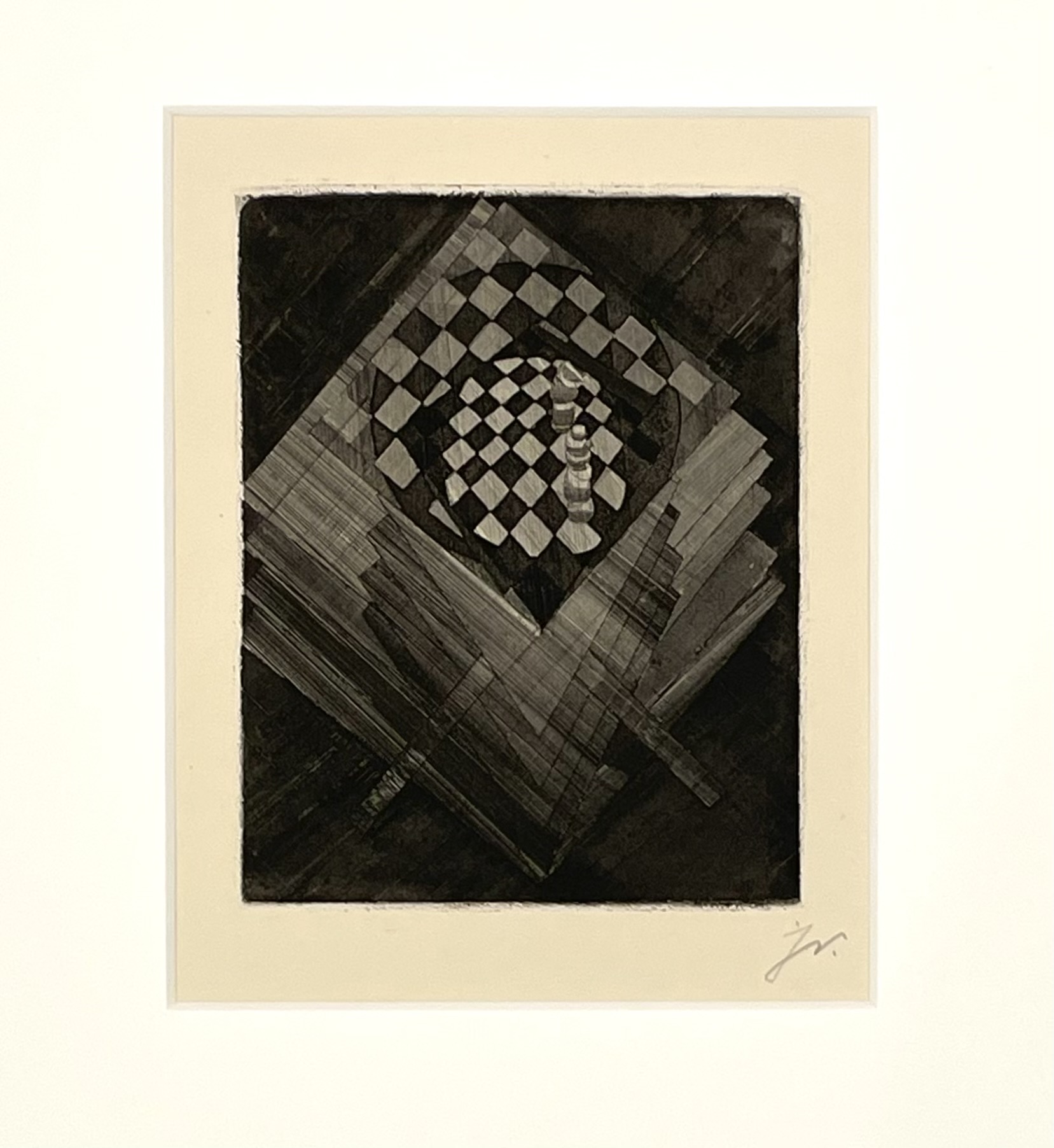 La Table d’Échecs by Jacques Villon
