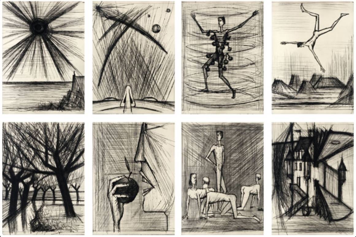 Voyages Fantastiques aux États et Empires de la Lune et du Soleil (Cyrano de Bergerac) by Bernard Buffet