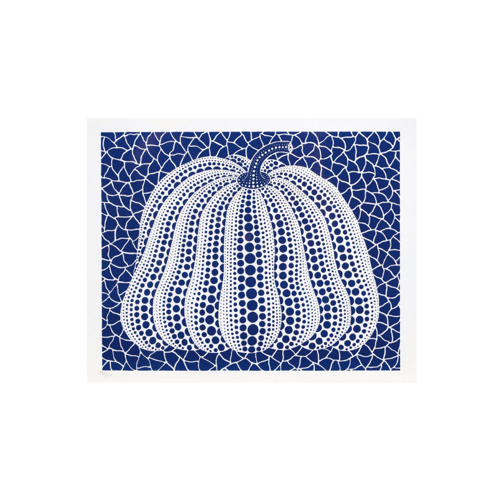 Yayoi Kusama – Pumpkin (Blue), 2011 – Official Silkscreen Edition Authorized by Mori Art Museum by Yayoi Kusama