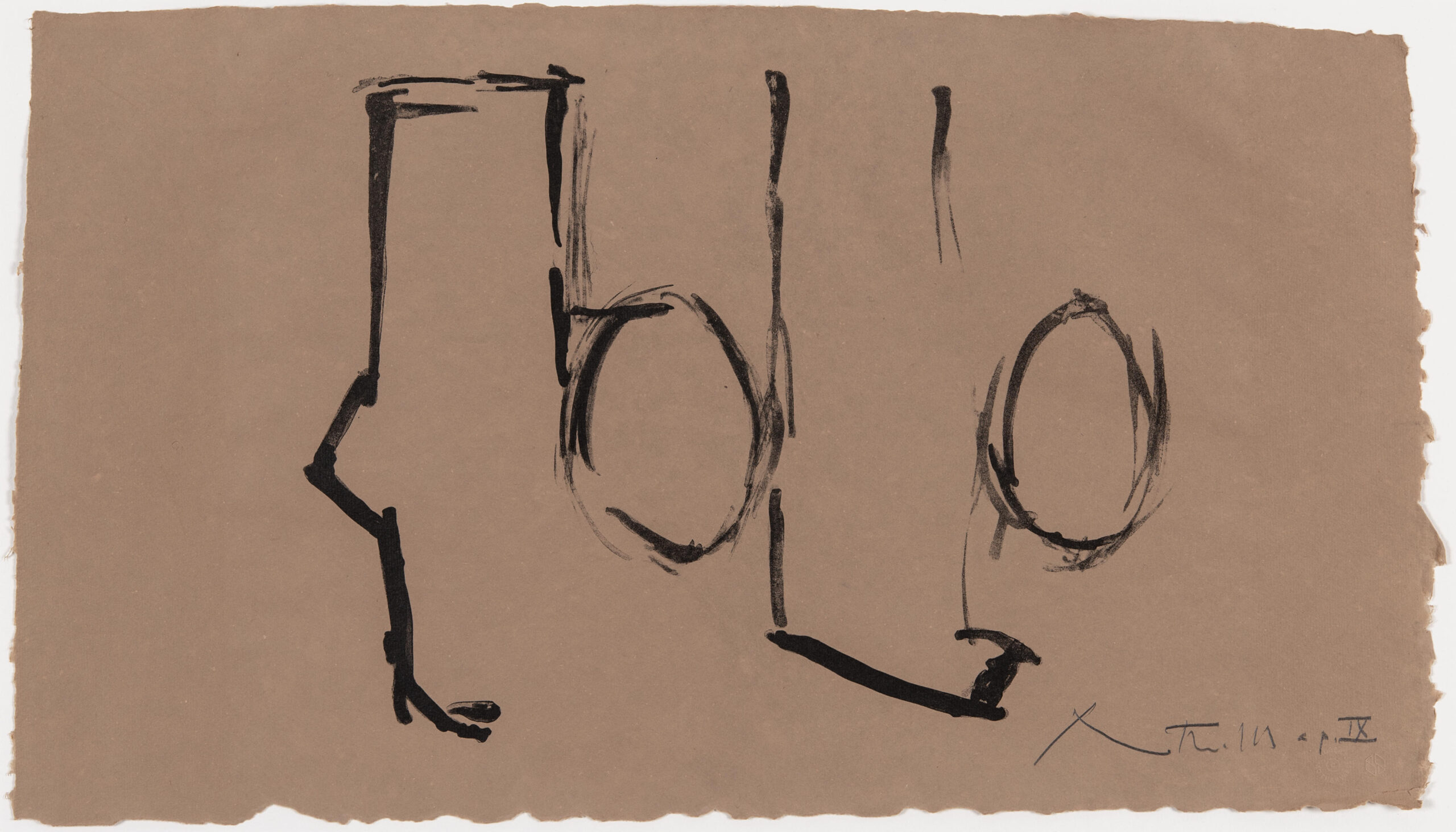 Spanish Elegy I by Robert Motherwell