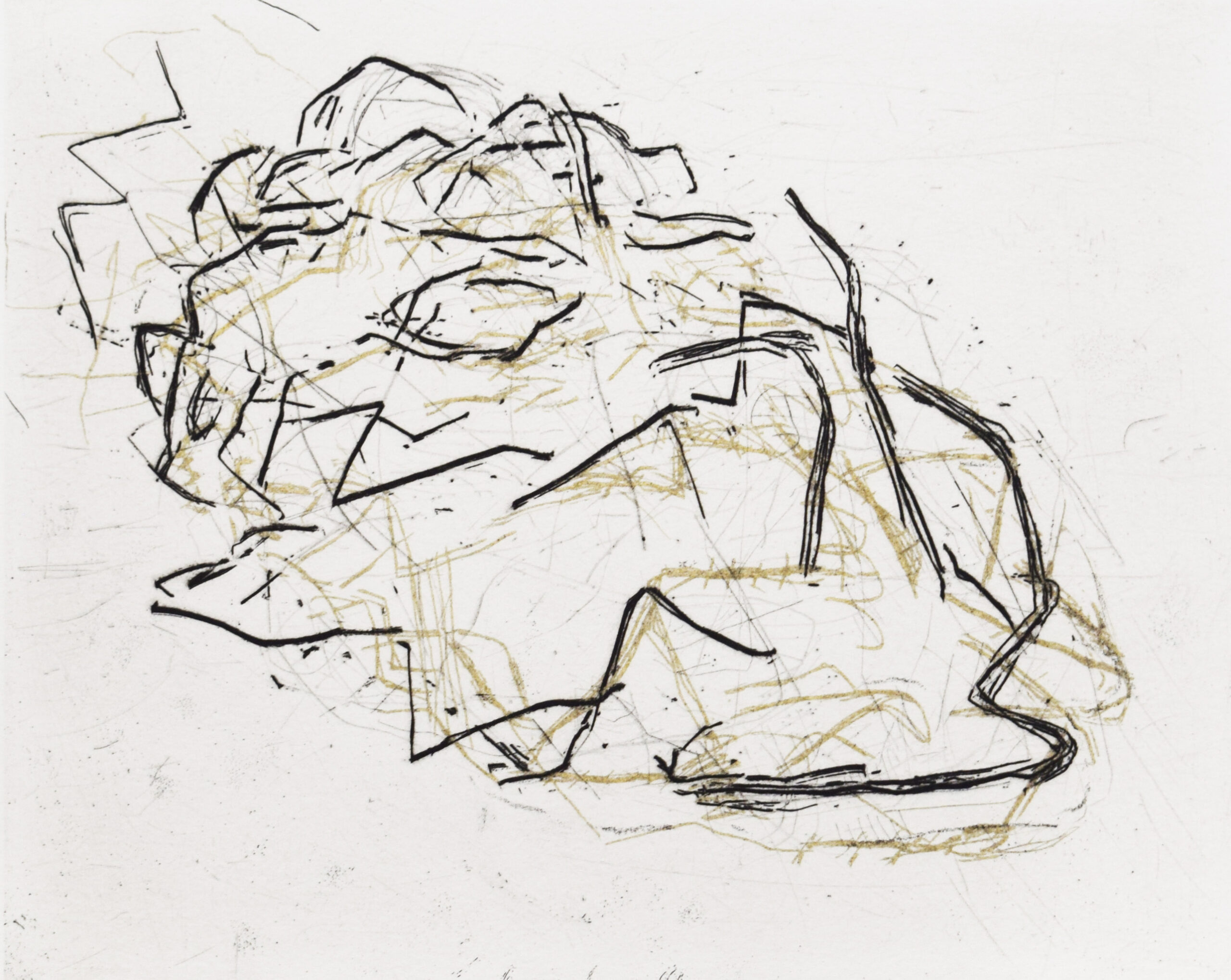 Julia Asleep by Frank Auerbach
