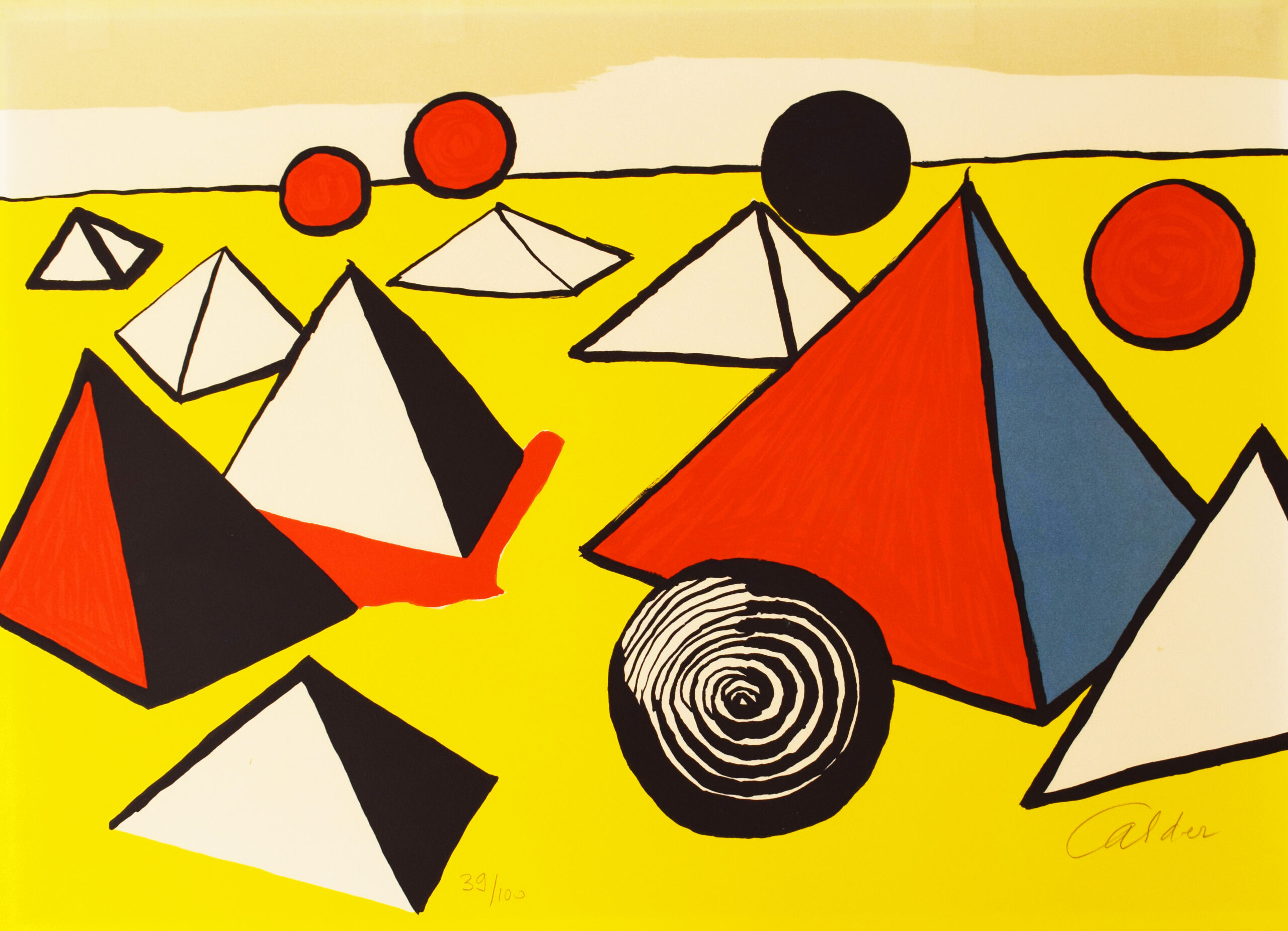 Composition XI, from The Elementary Memory by Alexander Calder