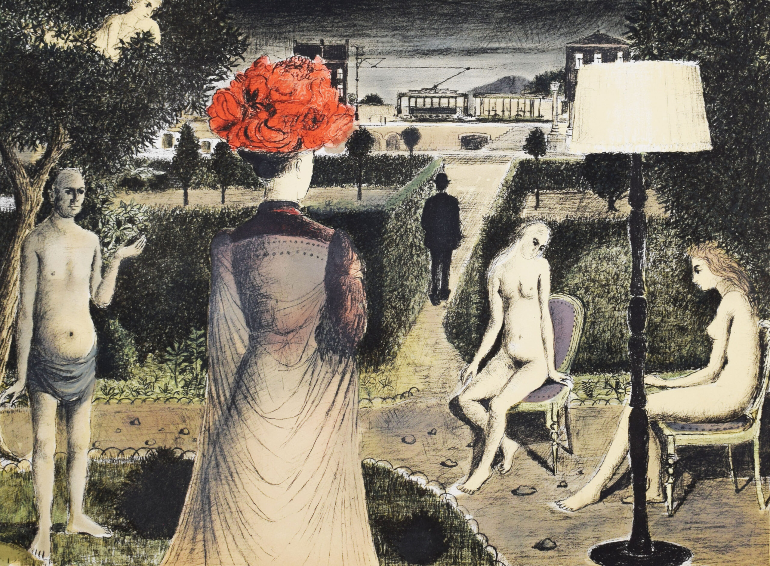 The Garden by Paul Delvaux