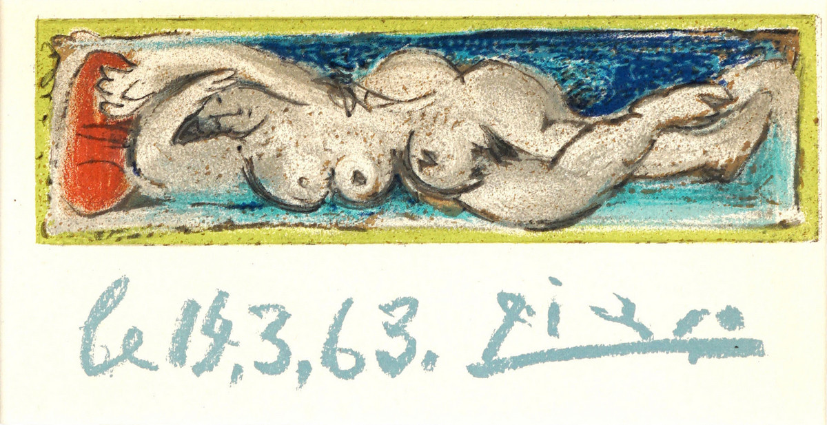 Nu couché by Pablo Picasso