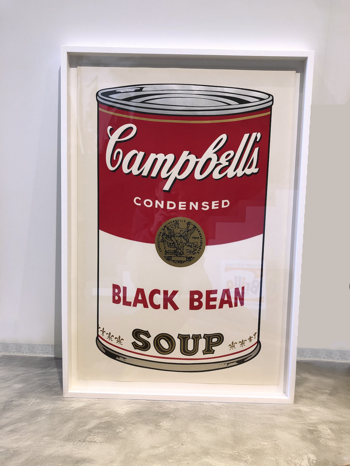 Campbell’s Soup Cans I: Black Bean (FS II.44) by Andy Warhol