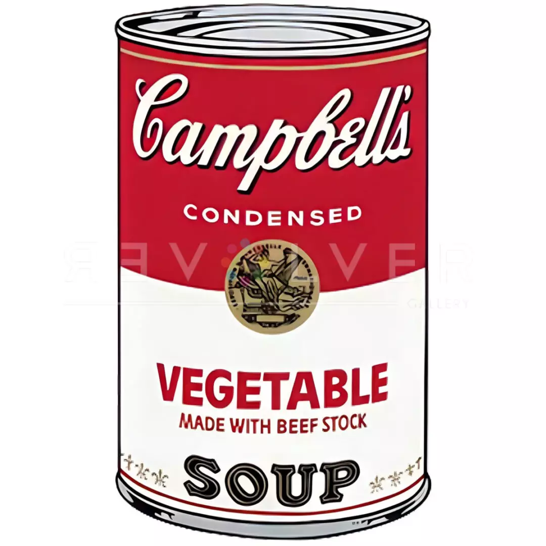 Campbell’s Soup Cans I: Vegetable (FS II.48) by Andy Warhol