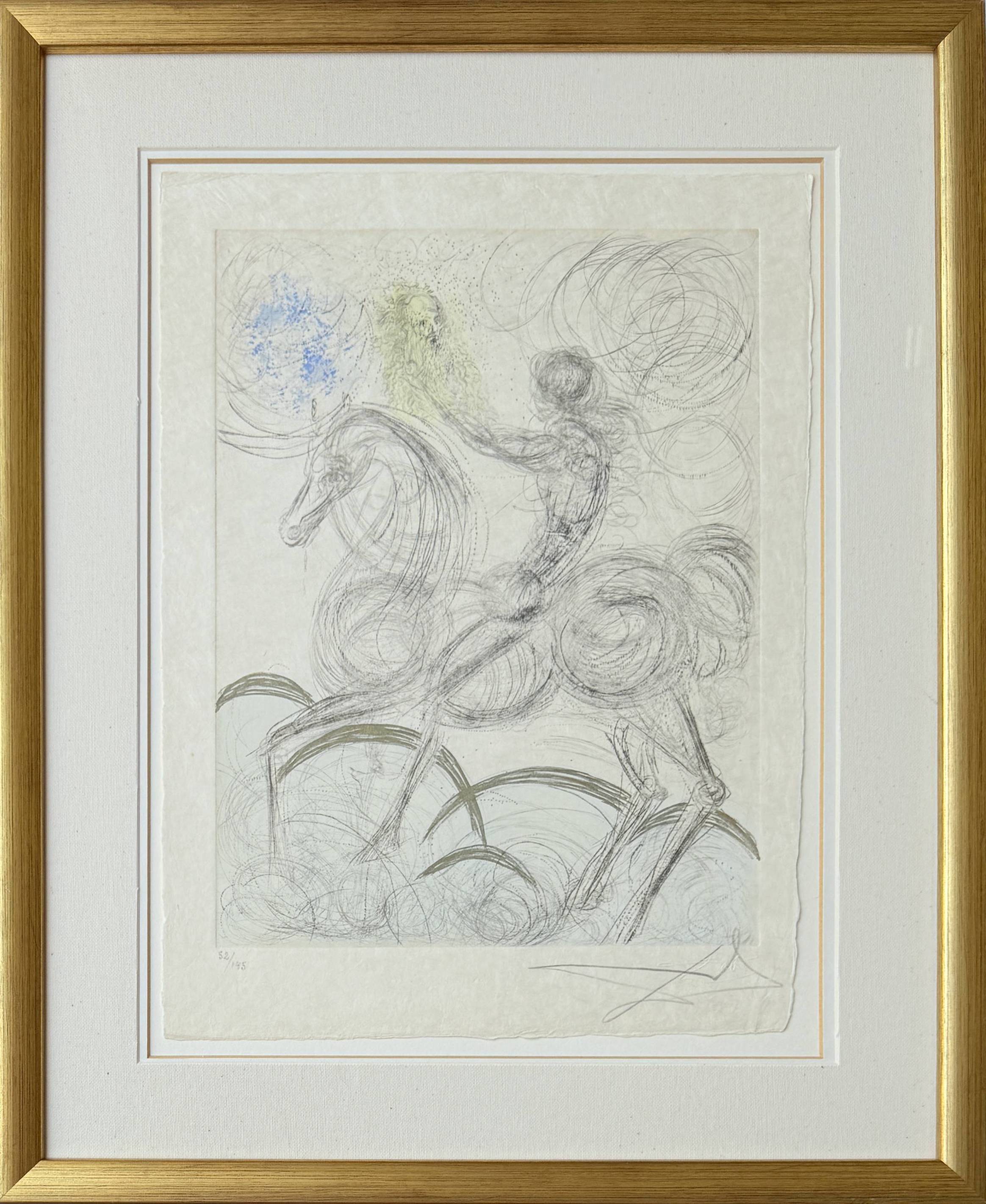 Cavalier et la mort by Salvador Dalí