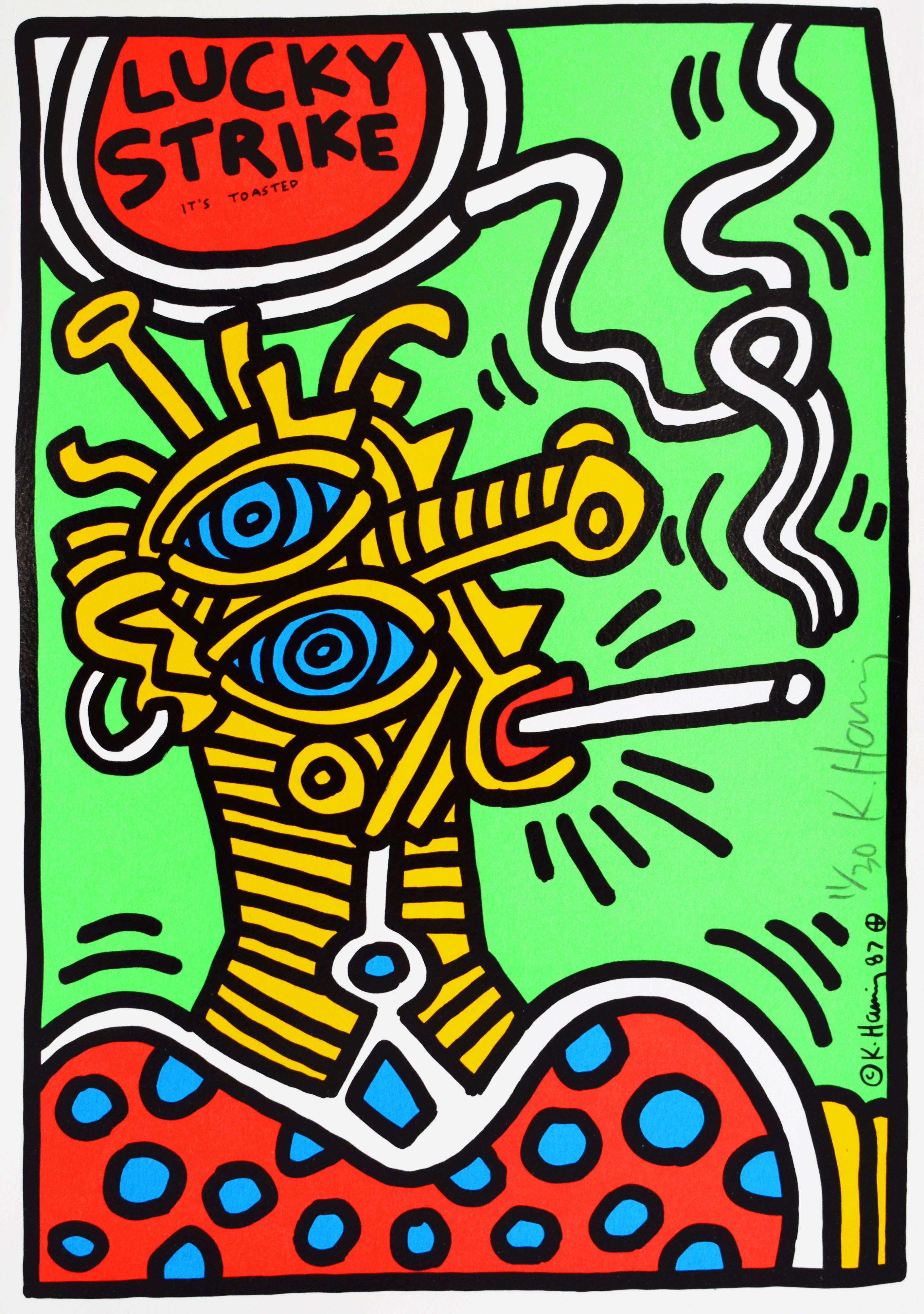 Composition I, from: Lucky Strike by Keith Haring