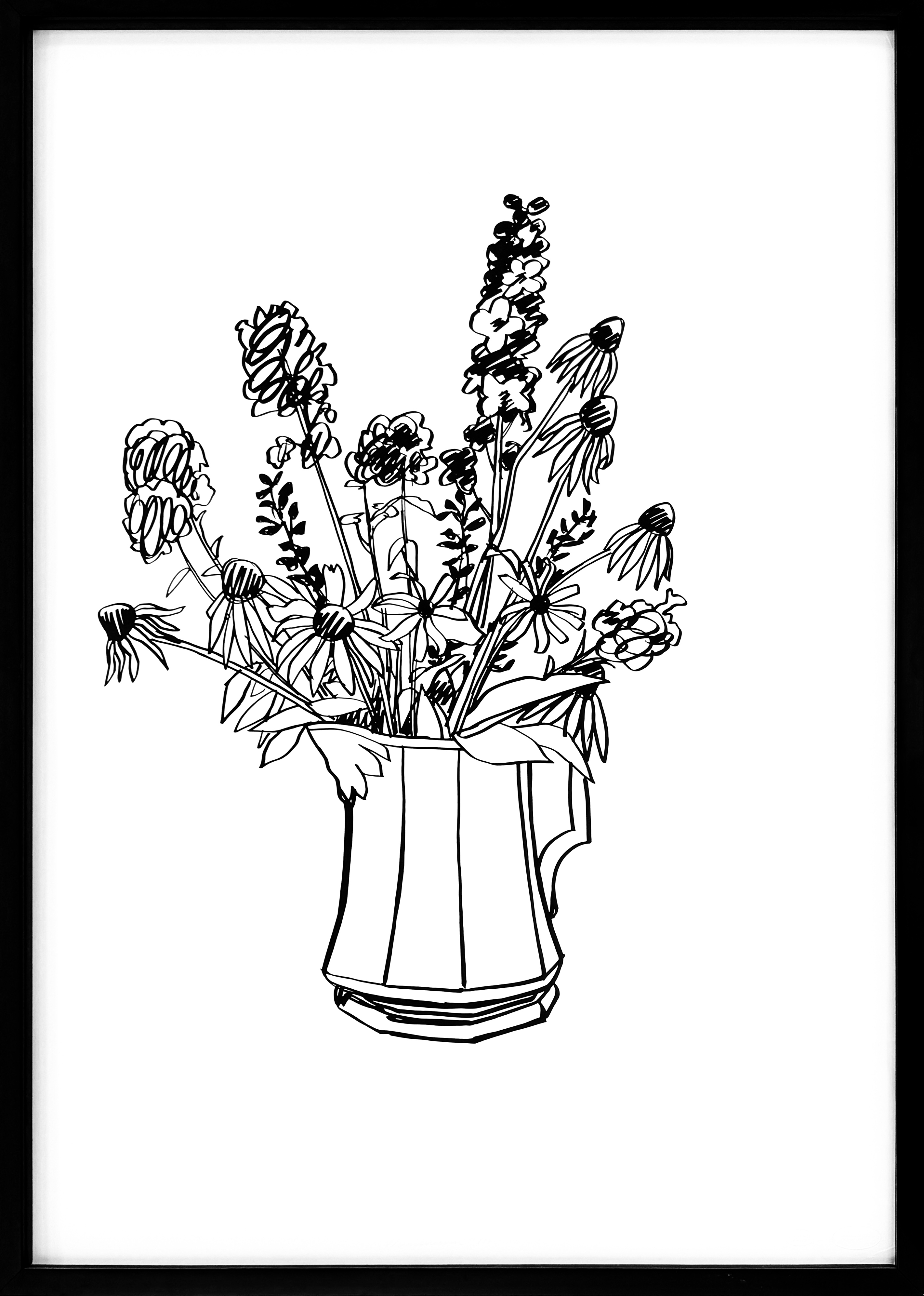 Country Bouquet For Tammy (large hand signed screen print) by Tom Wesselmann