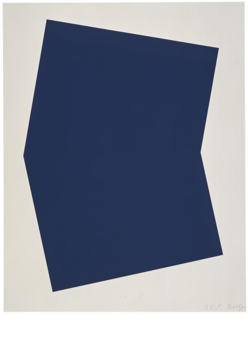 Dark Blue by Ellsworth Kelly