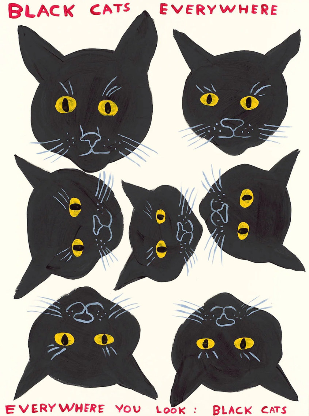 David Shrigley Black Cats by David Shrigley