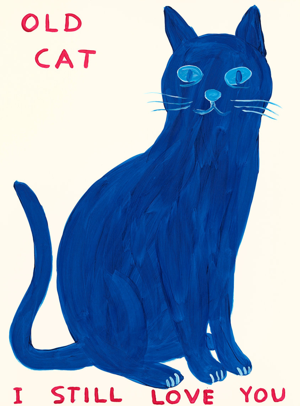 David Shrigley Old Cat, I Still Love You by David Shrigley