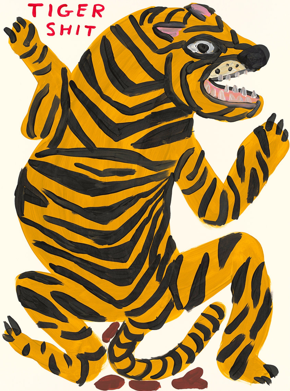 David Shrigley Tiger Shits by David Shrigley