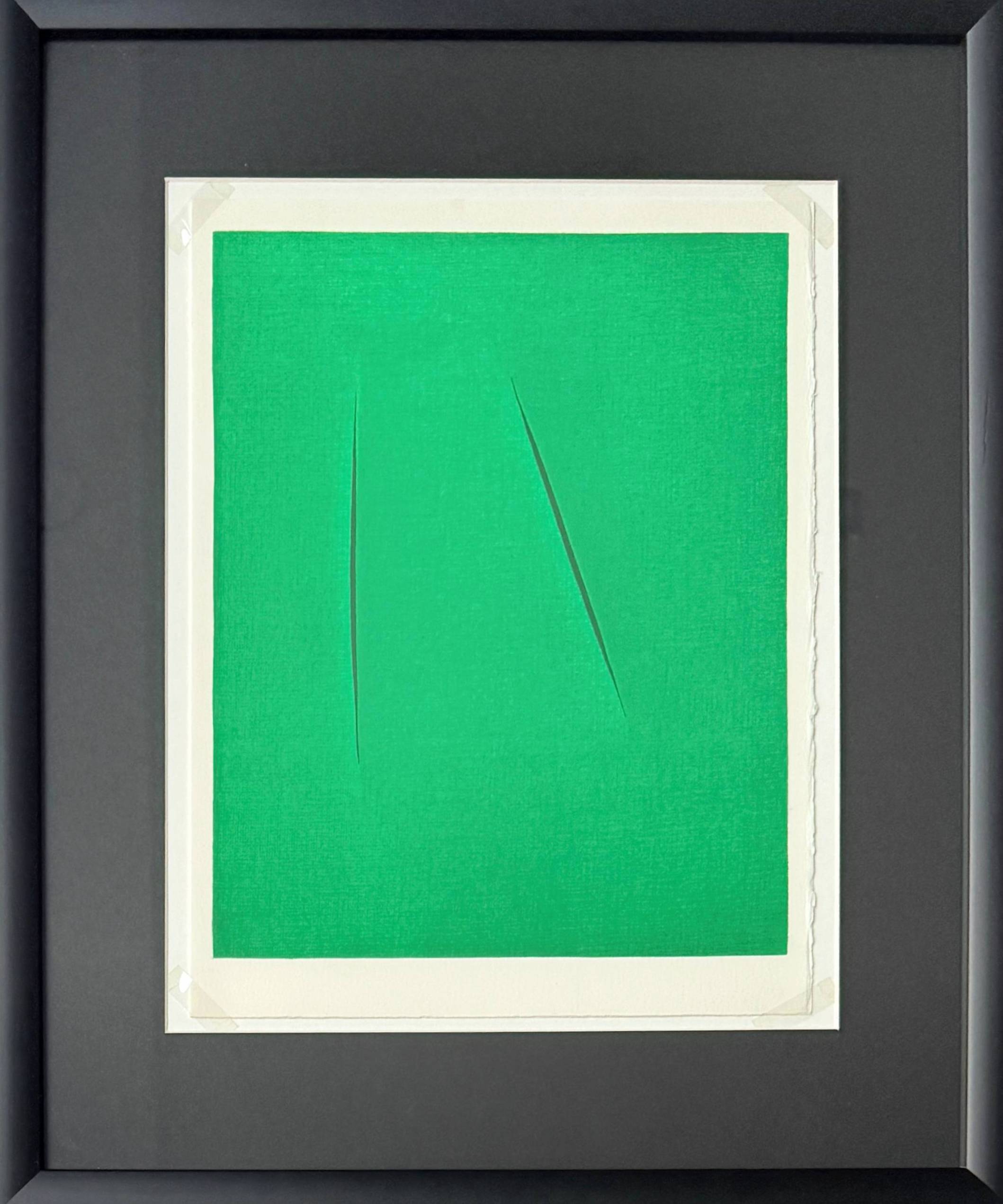 Concetto Spaziale by Lucio Fontana