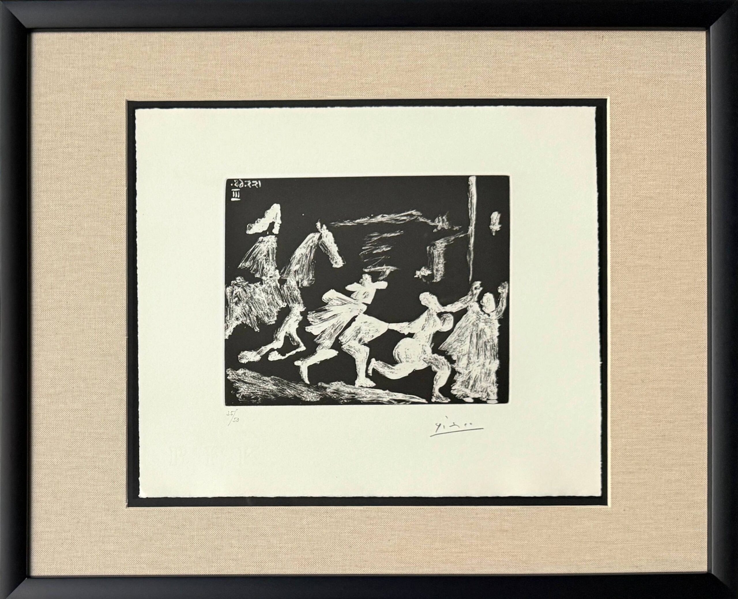 Cape and Sword: Pusuit II, from 347 Suite by Pablo Picasso