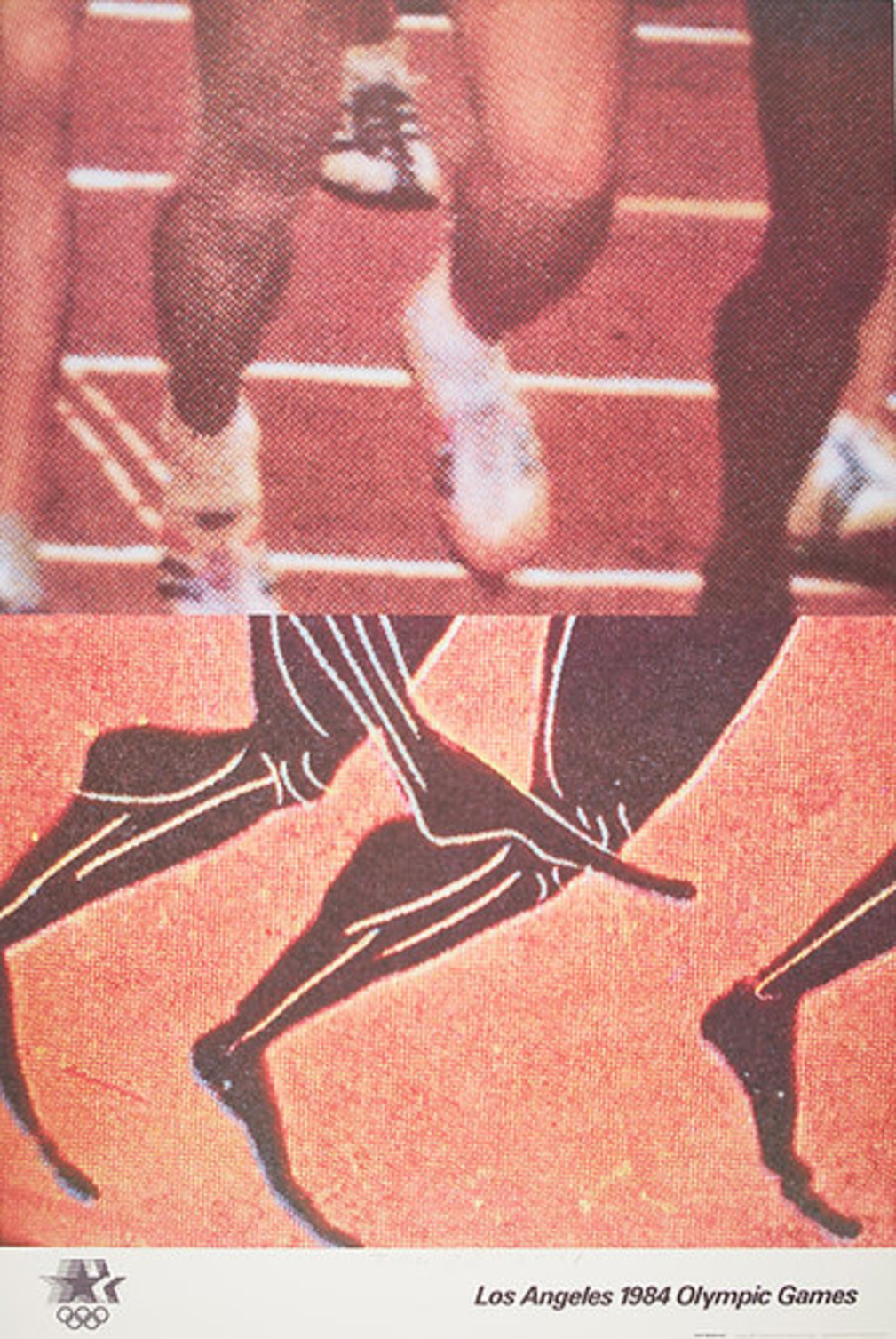 John Baldessari Hand-Signed 1984 Los Angeles Olympics Poster by John Baldessari