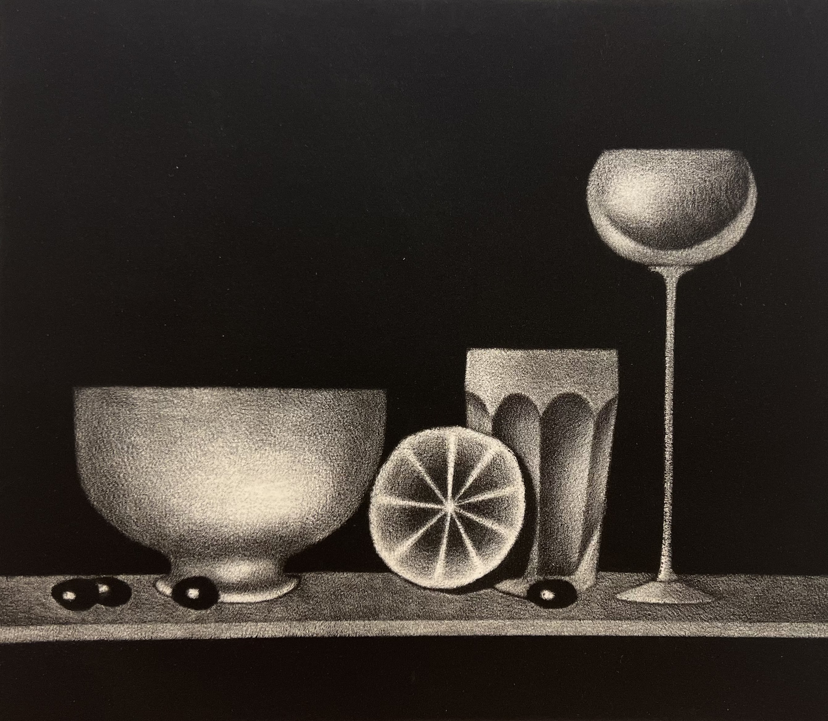 Nature Morte aux Olives by Mario Avati
