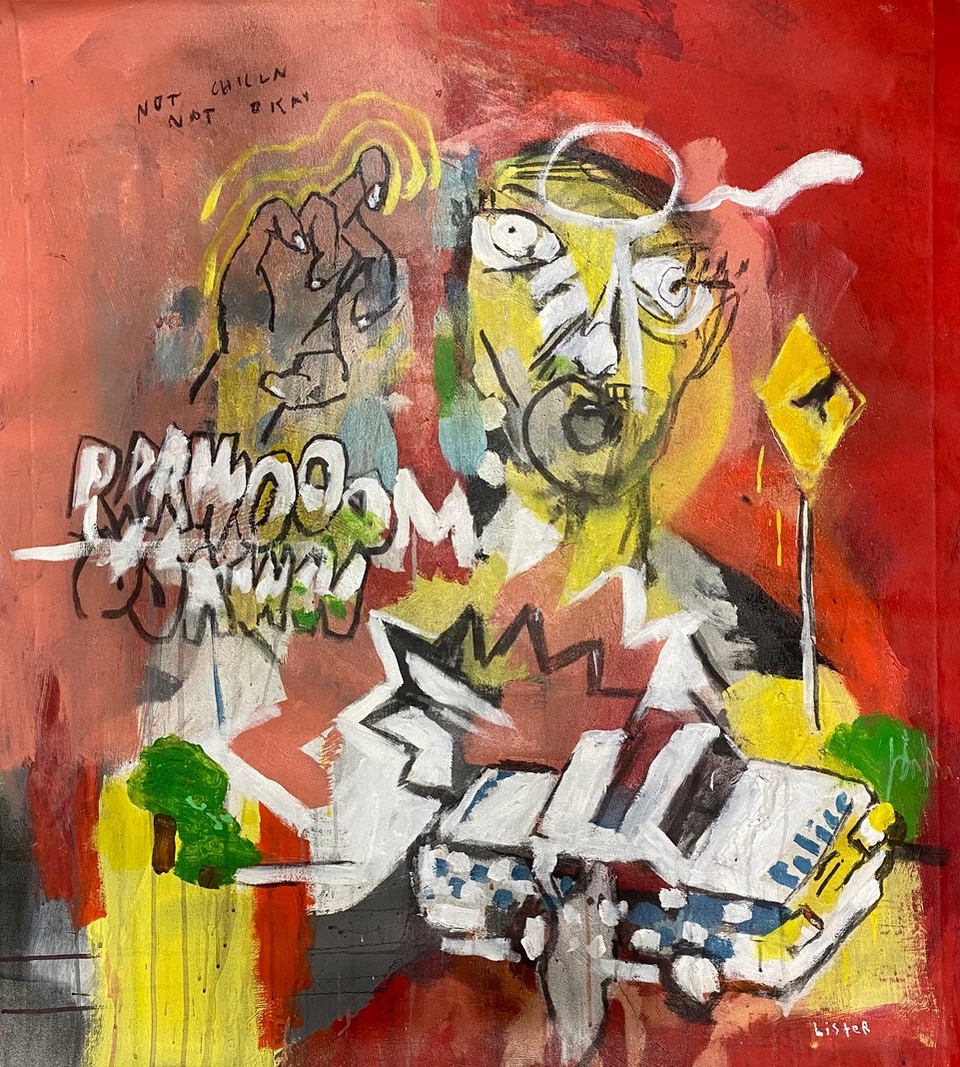 Not Chillin, Not Okay by Anthony Lister