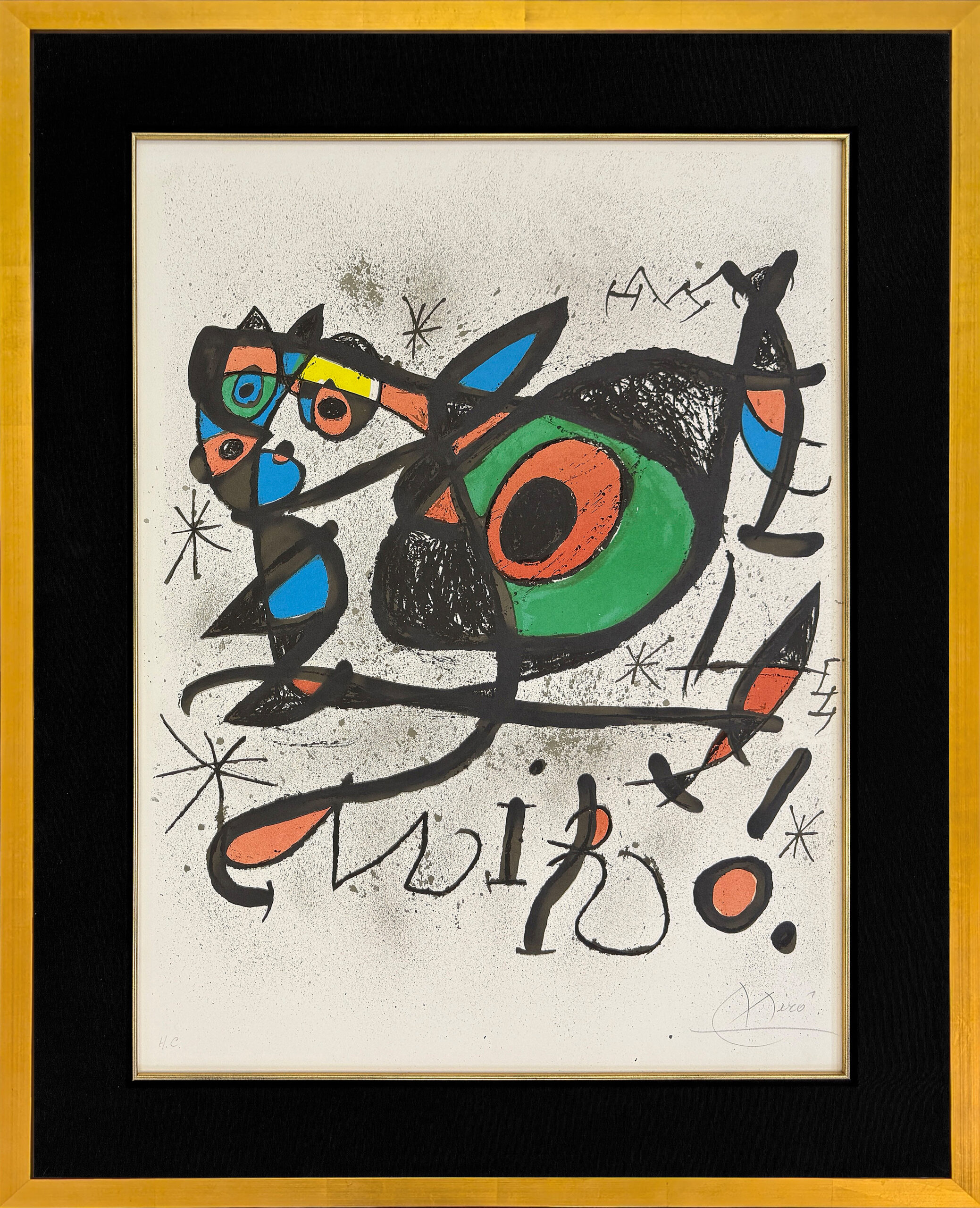 Sobreteixims I Escultures, Mourlot 848 (hand signed lithograph) by Joan Miro