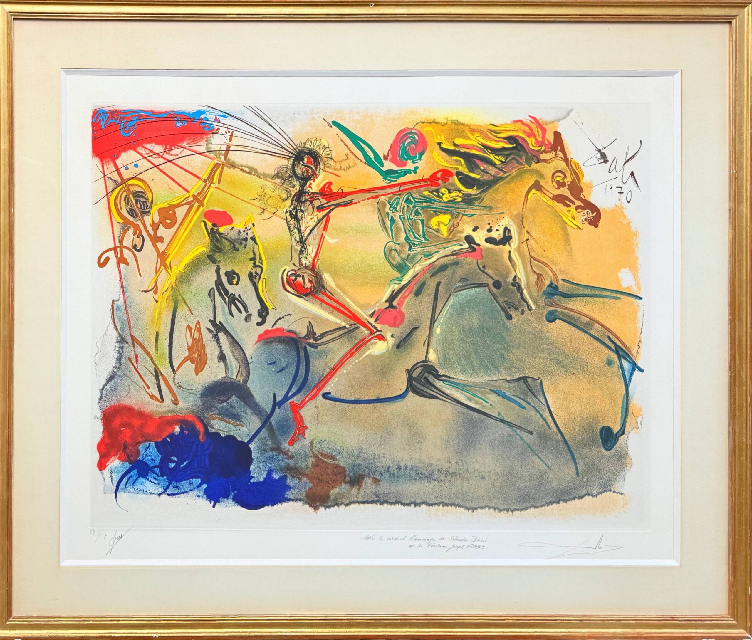 Les Caveliers de l’Apocalypse by Salvador Dalí