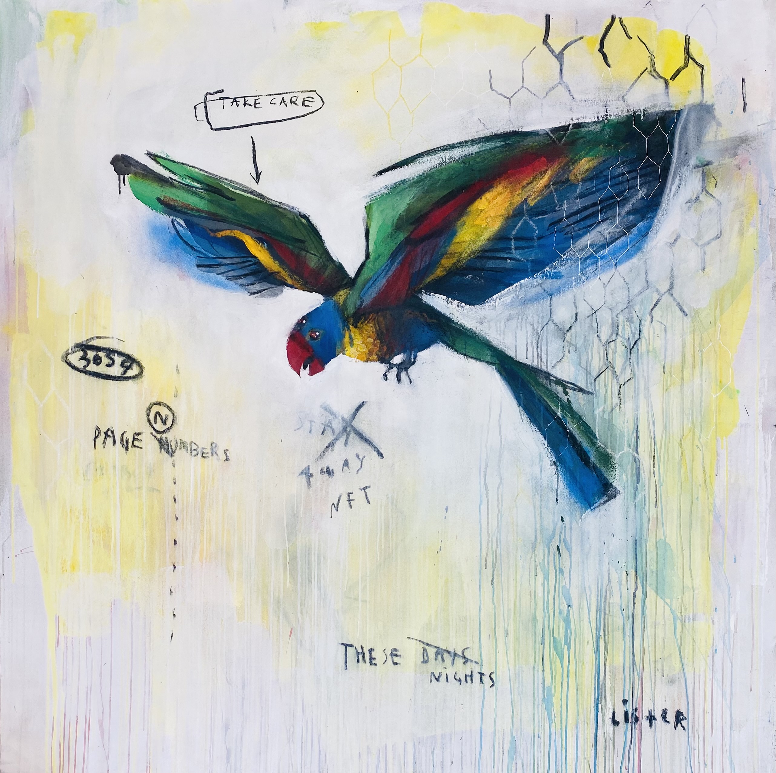 Tends to Come & Go by Anthony Lister