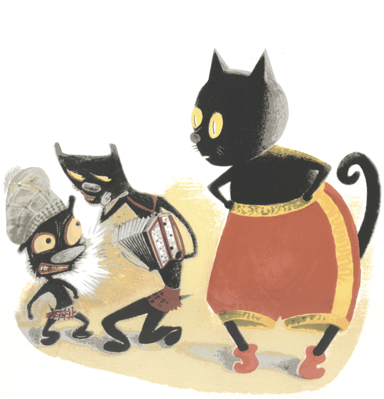 Three Cats by John Byrne