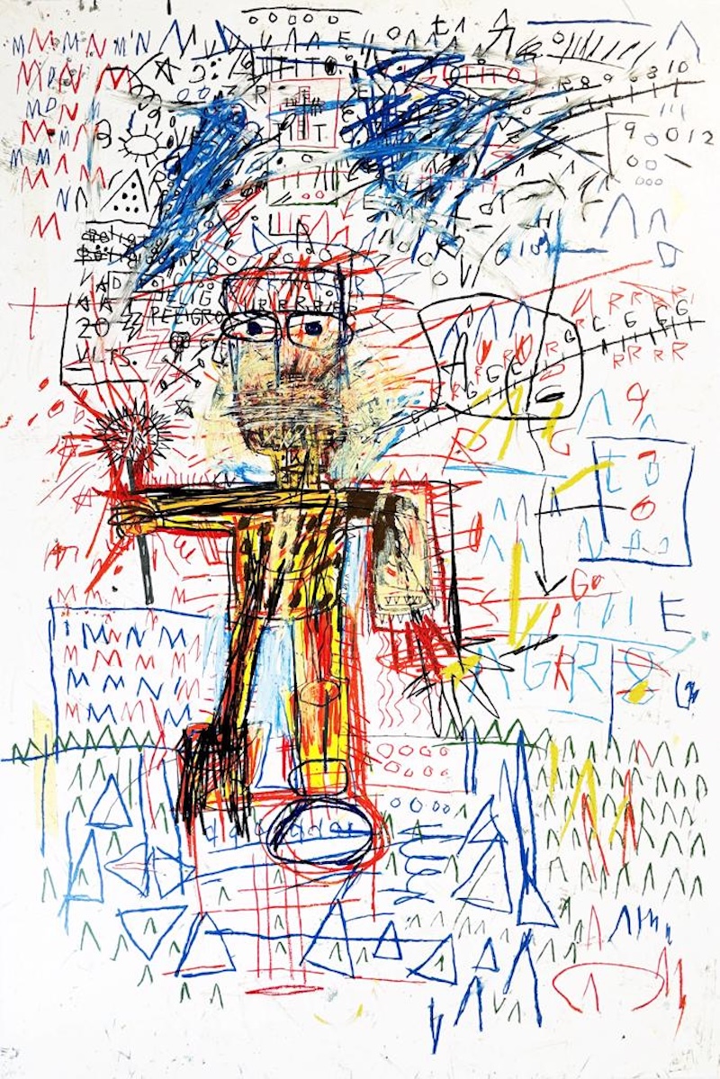 Untitled IV from The Figures Portfolio by Jean-Michel Basquiat