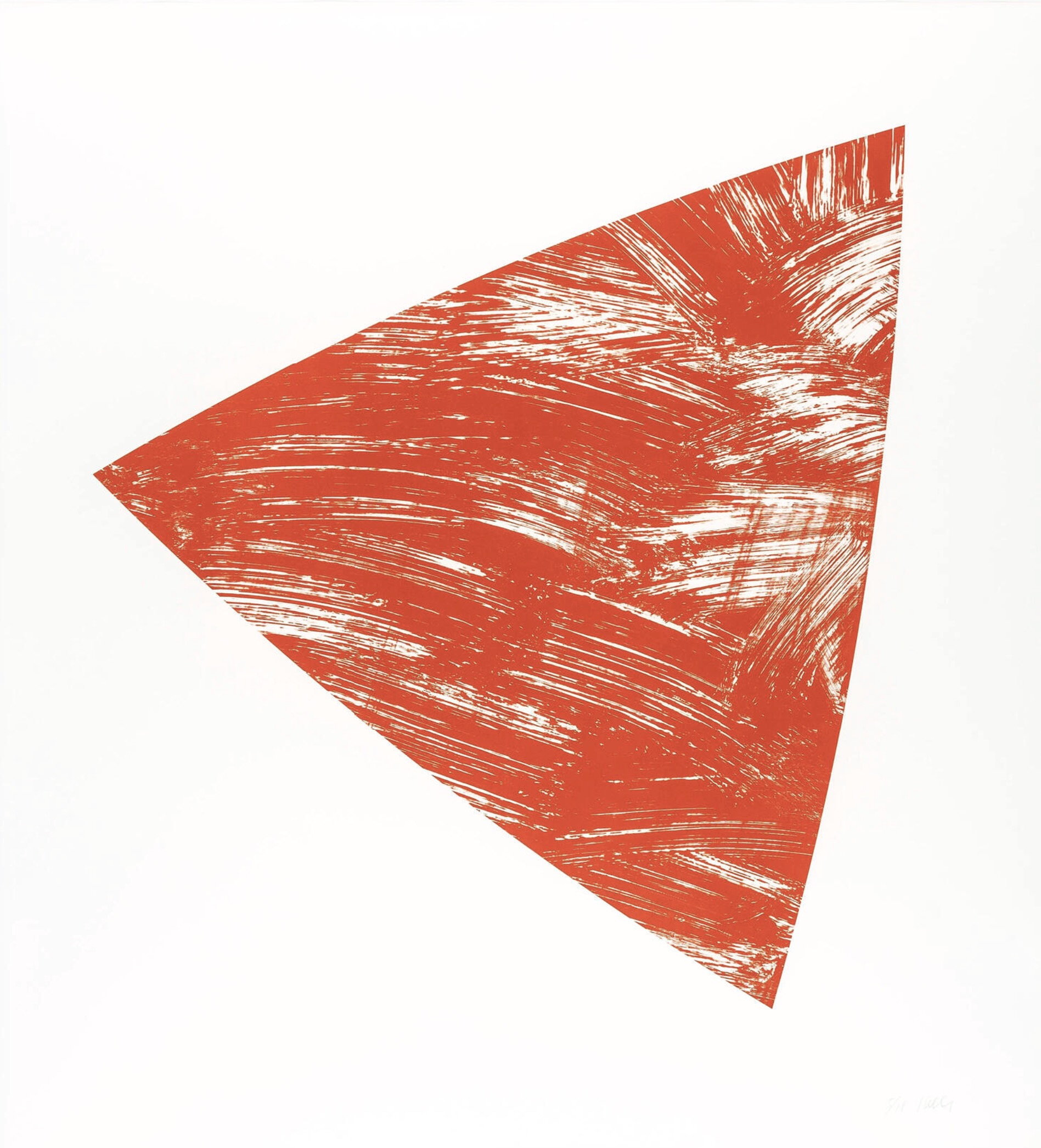 Untitled (Red State I) by Ellsworth Kelly
