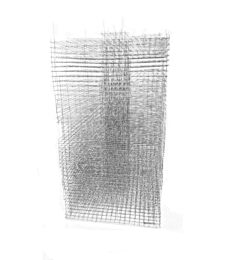 Untitled (large original abstract stainless steel sculpture) by León Ferrari at GallArt.com