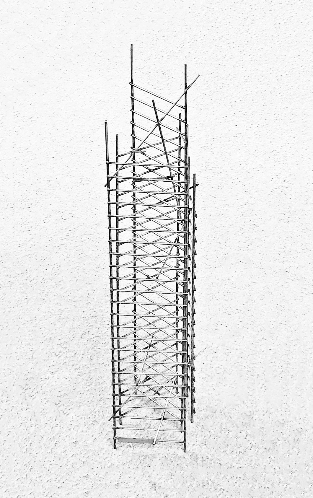 Untitled (original abstract stainless steel sculpture) by León Ferrari