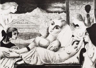 Vanade (Vanity) by Paul Delvaux at Gilden's Art Gallery