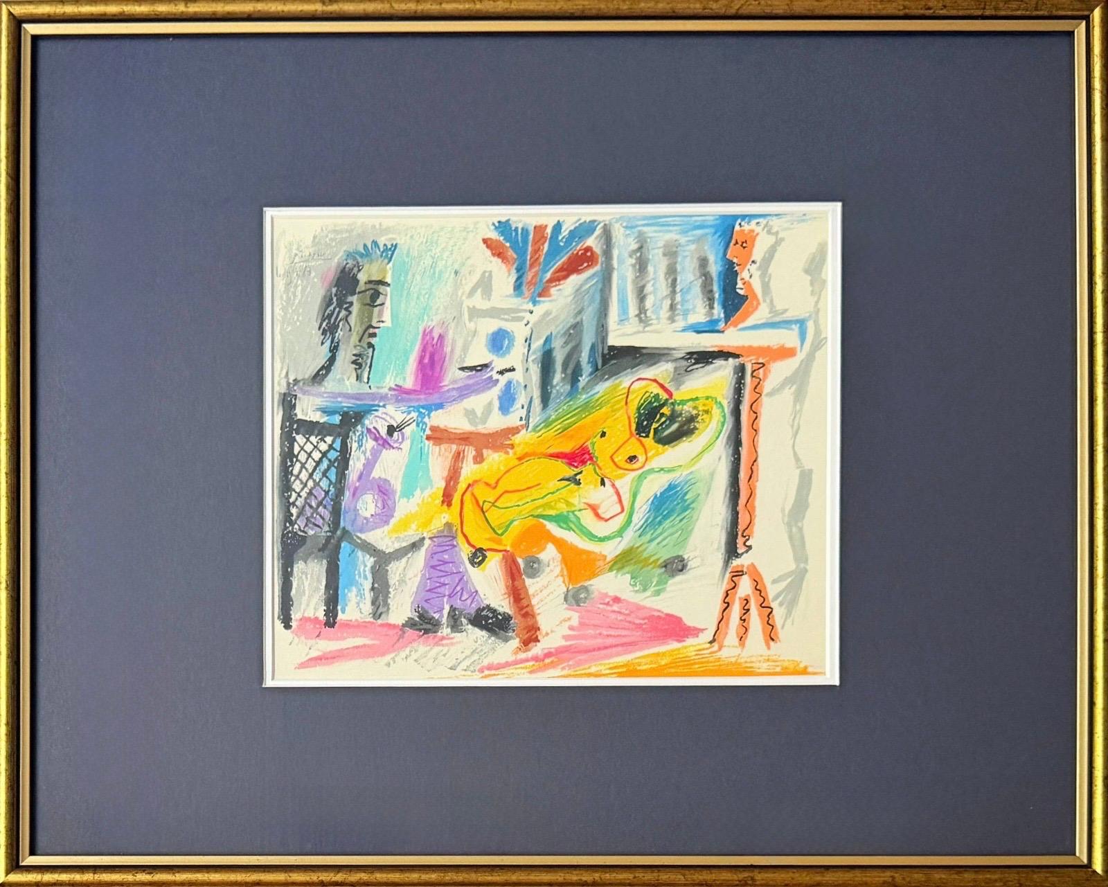 Peintre et modèle by Pablo Picasso