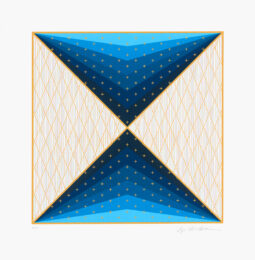 Wóablakela | Tranquility (Blue) by Dyani White Hawk at Tandem Press (IFPDA)