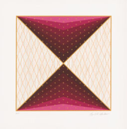 Wóablakela | Tranquility (Red) by Dyani White Hawk at Tandem Press (IFPDA)