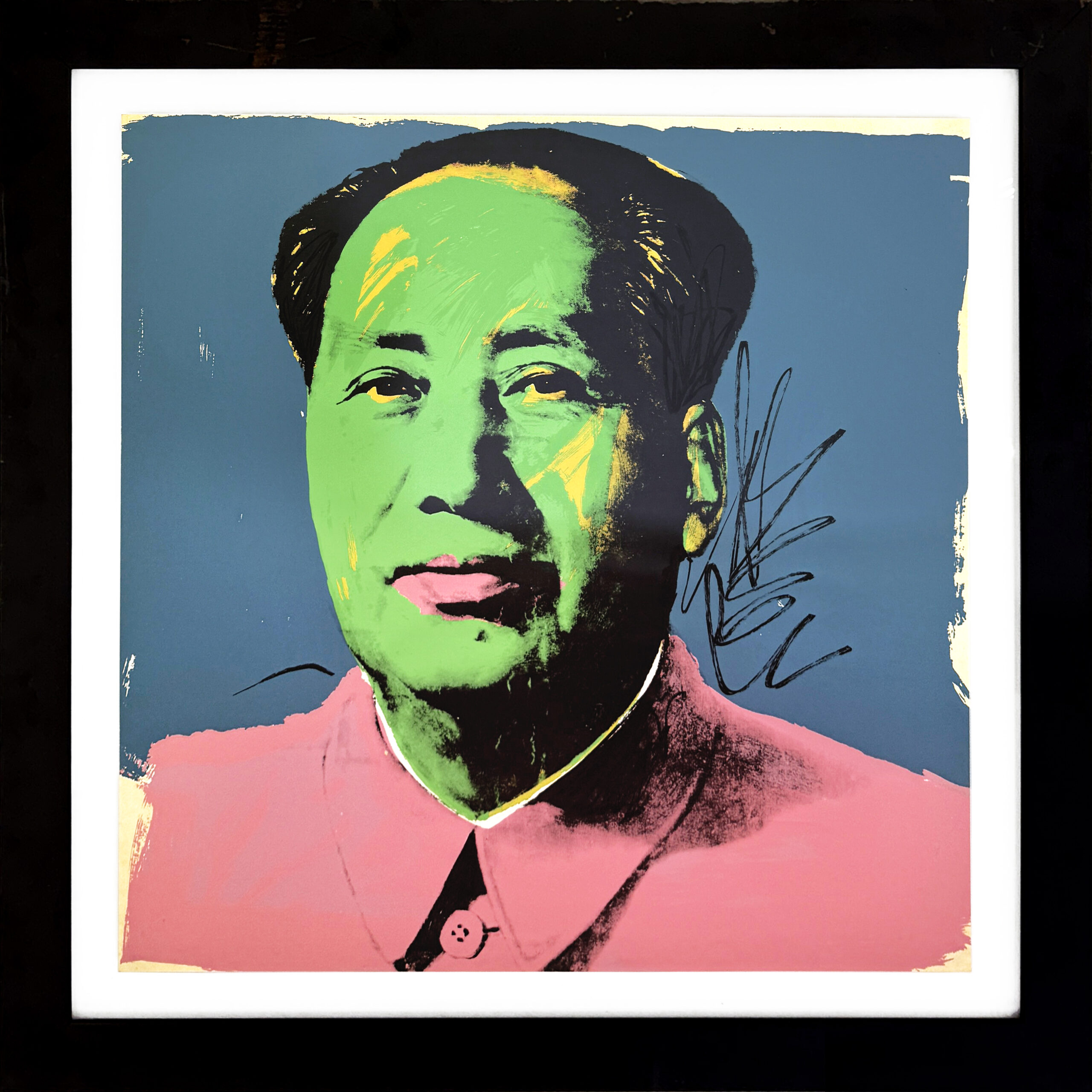 Mao FS II.93 (hand signed screen print from Mao portfolio) by Andy Warhol