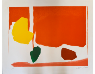 Abstract by Esteban Vicente at Puccio Fine Art