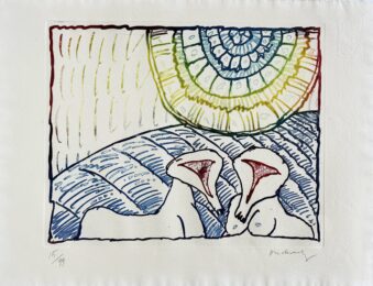 Astres et désastres by Pierre Alechinsky at Epicentrum Art Gallery