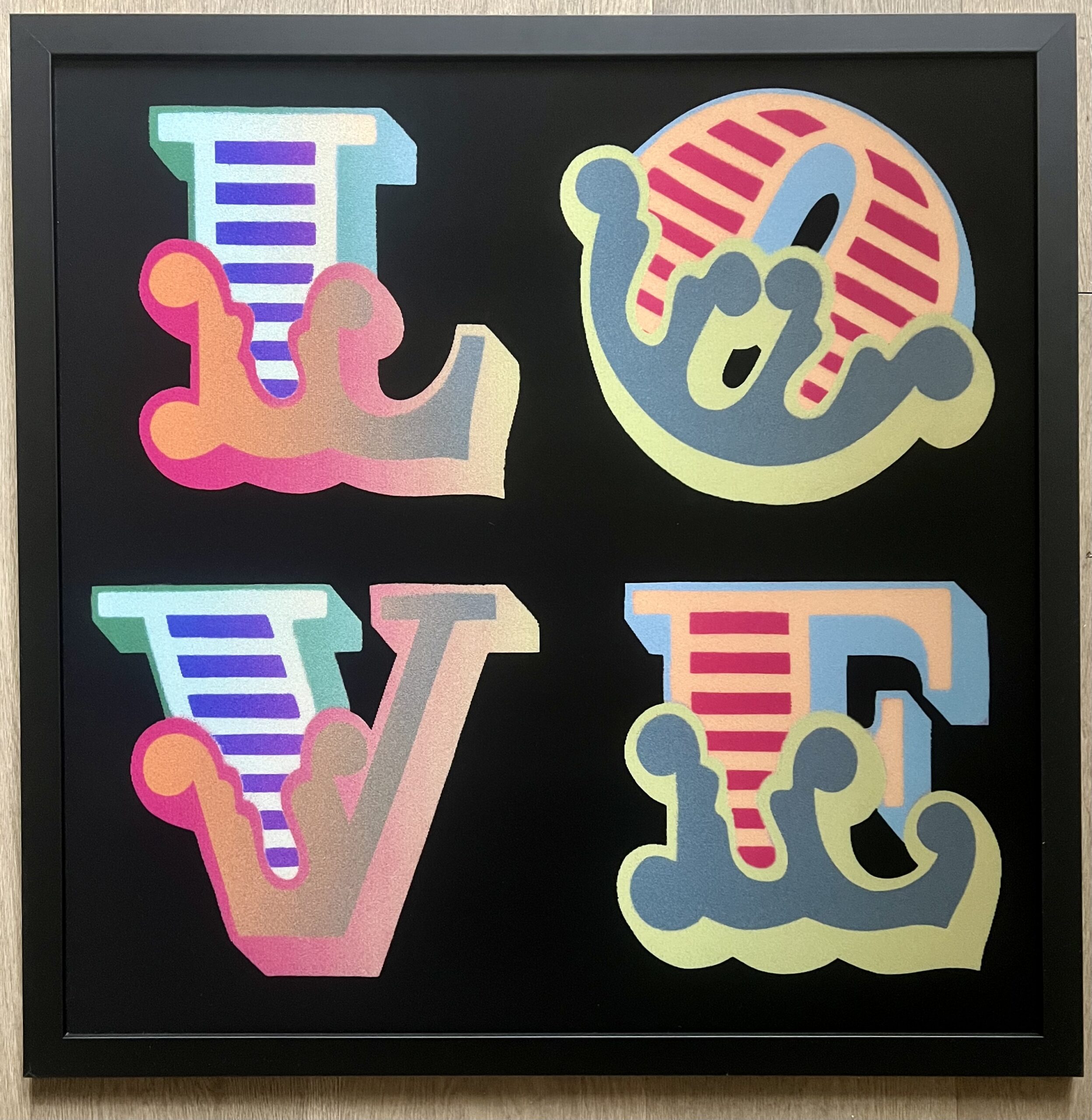 Love Lenticular IV by Ben Eine