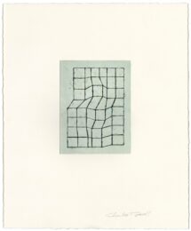 Blue Drypoint by Charles Tyrrell at Stoney Road Press