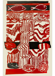 Catch by John Walker at LeRoy Neiman Center for Print Studies