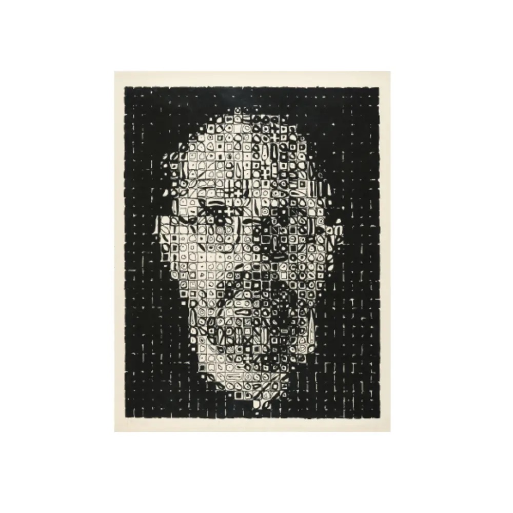Chuck Close, Self-Portrait, 2009 by Chuck Close
