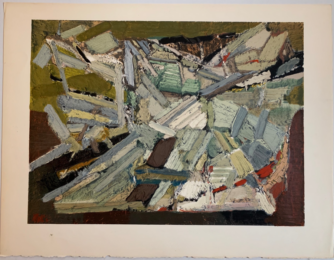 Composition Abstraite by Nicolas de Staël at Puccio Fine Art