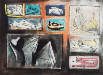 Composition II, from: Sculptural Ideas by Henry Moore at Gilden's Art Gallery