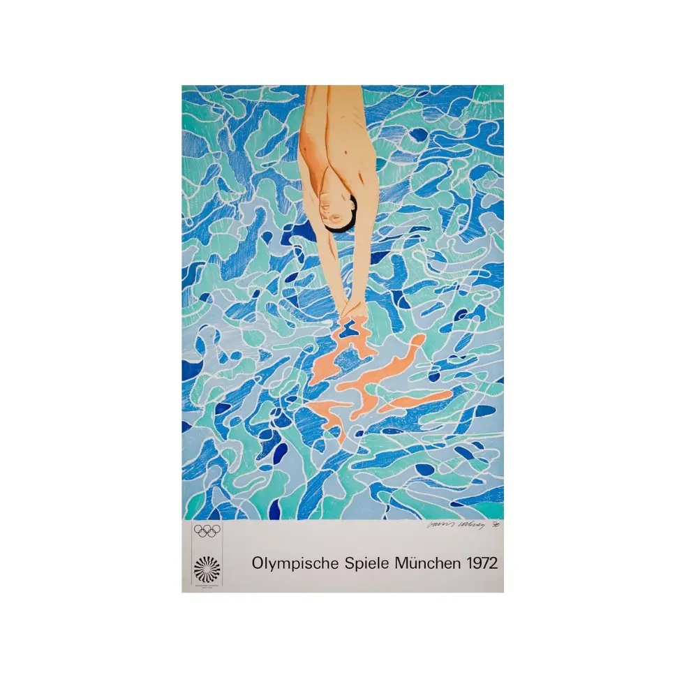 David Hockney, Olympische Spiele München (1972) by David Hockney