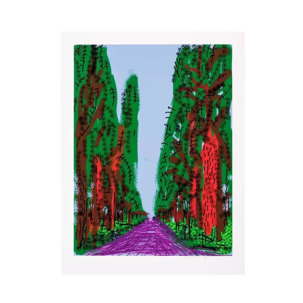 David Hockney, Untitled No. 5: The Yosemite Suite (2010) by David Hockney