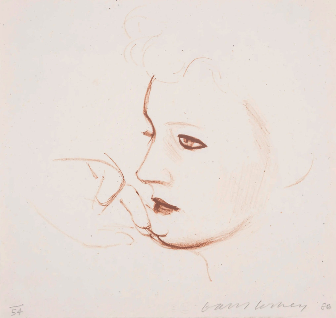 David Hockney Celia Looks by David Hockney