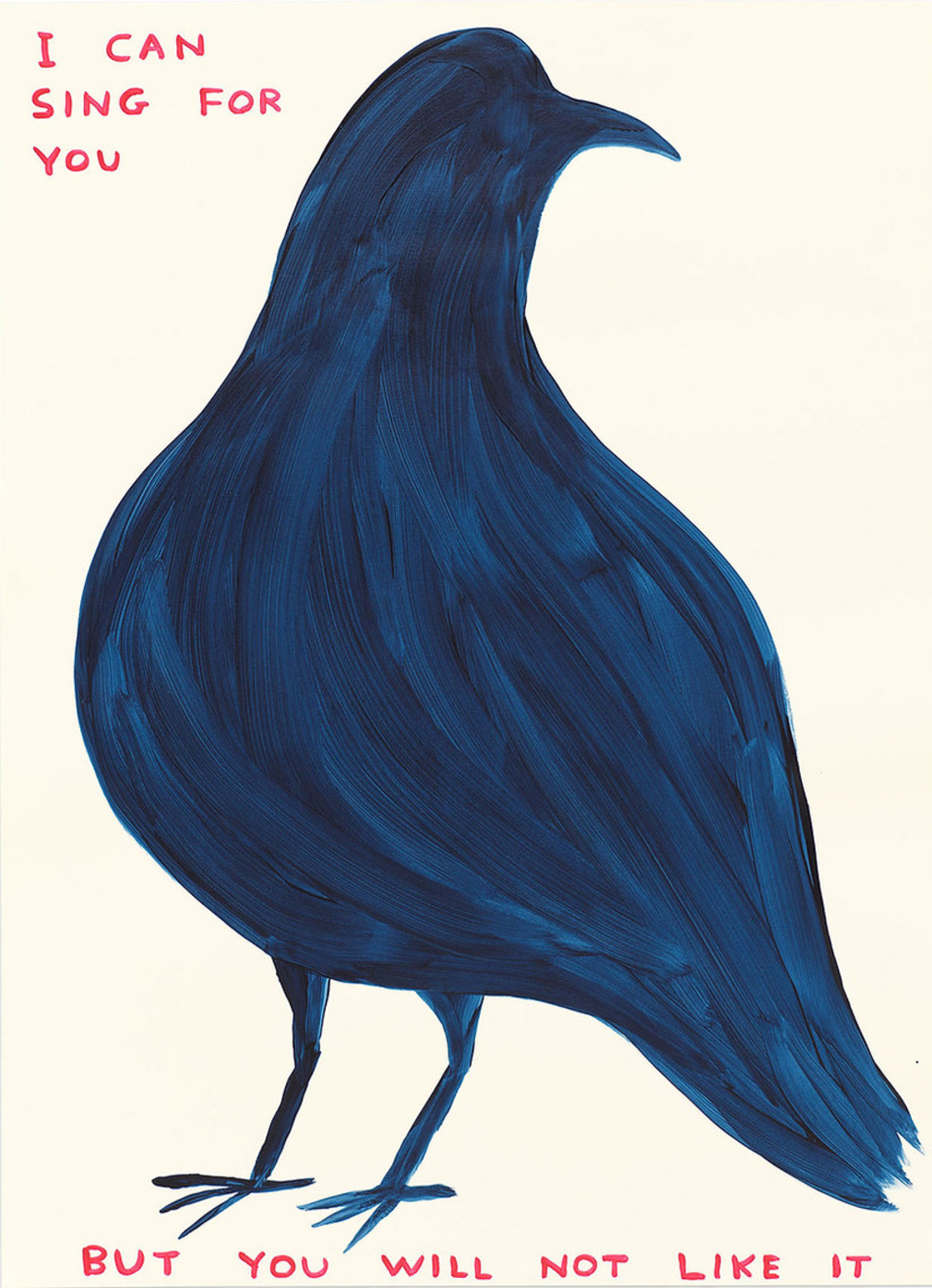 David Shrigley I Can Sing For You by David Hockney