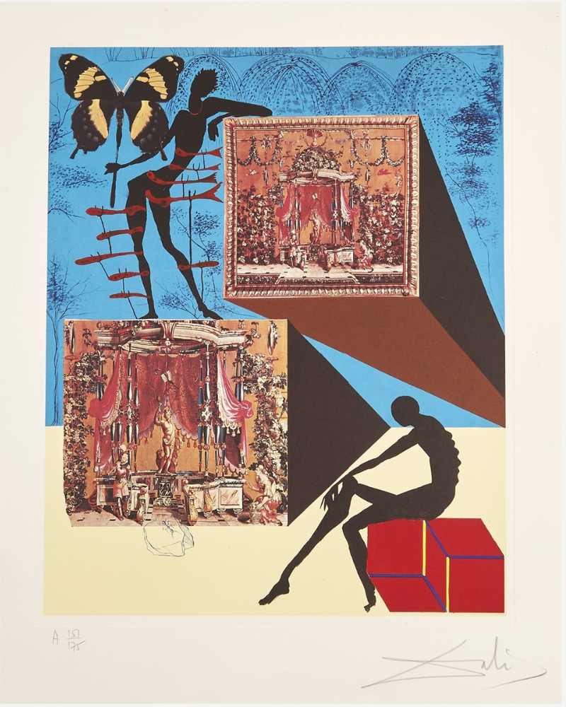 Dressed in the Nude in the Surrealist Fashion by Salvador Dalí