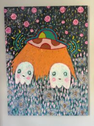 Ghost Abduction on cool Halloween night by Adam Handler at Dovehouse Contemporary