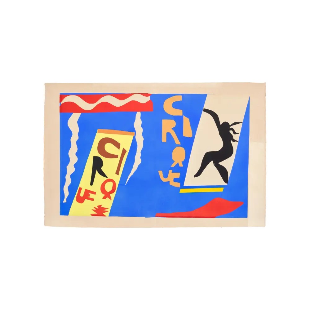 Henri Matisse,  Le cirque (The Circus), plate 2 from Jazz (1947) by Henri Matisse